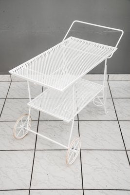 Serving Cart with 3 Bottle Holders, Vienna, 1950s-SPD-1003427