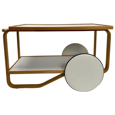 Serving Trolley 901 by Alvar Aalto for Artek Finland, 1960s-KKZ-1814343