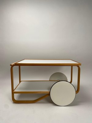 Serving Trolley 901 by Alvar Aalto for Artek Finland, 1960s-KKZ-1814343