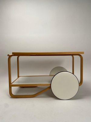 Serving Trolley 901 by Alvar Aalto for Artek Finland, 1960s-KKZ-1814343