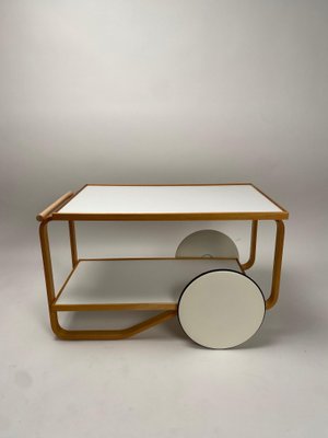 Serving Trolley 901 by Alvar Aalto for Artek Finland, 1960s-KKZ-1814343