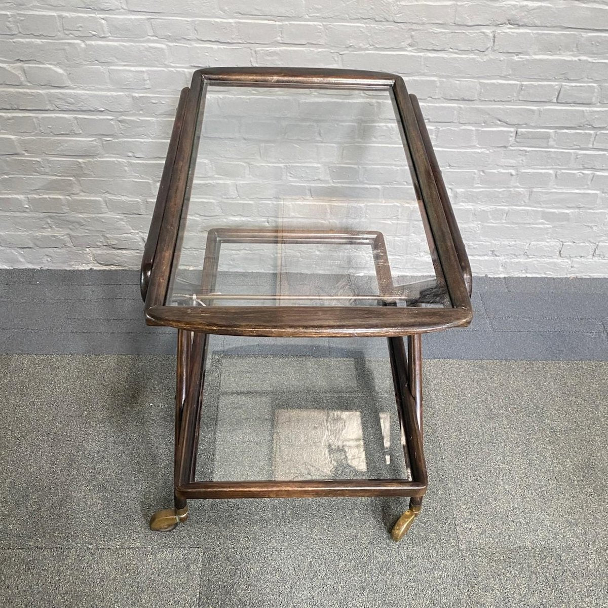 Serving Trolley attributed to Cesare Lacca, Italy, 1950s