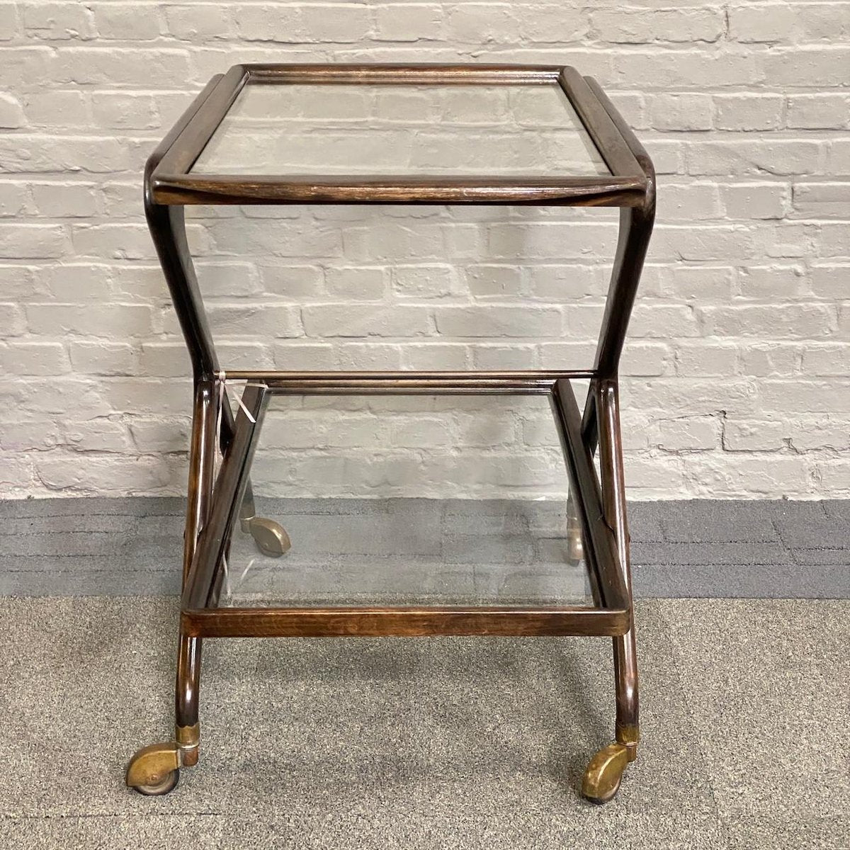 Serving Trolley attributed to Cesare Lacca, Italy, 1950s