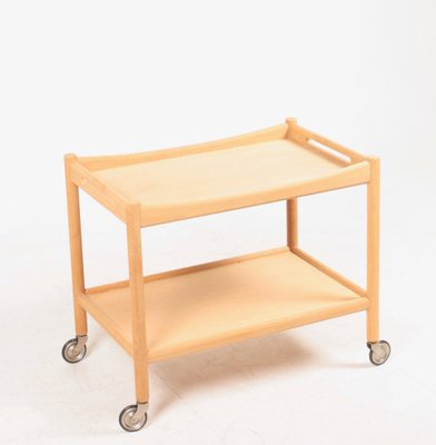 Serving Trolley in Oak by Hans J. Wegner for Andreas Tuck, 1960s-FK-984522