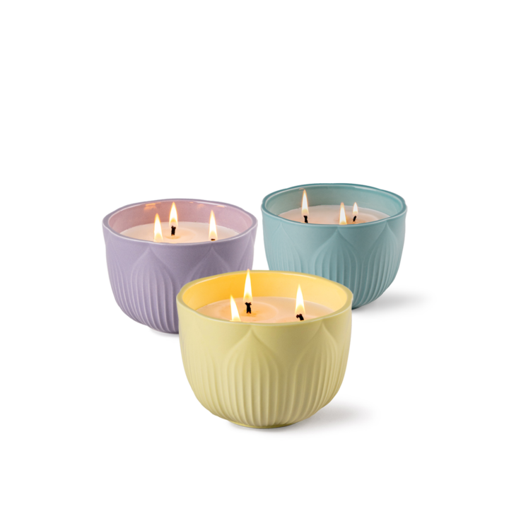 Set Velas Fleurs by Lladró