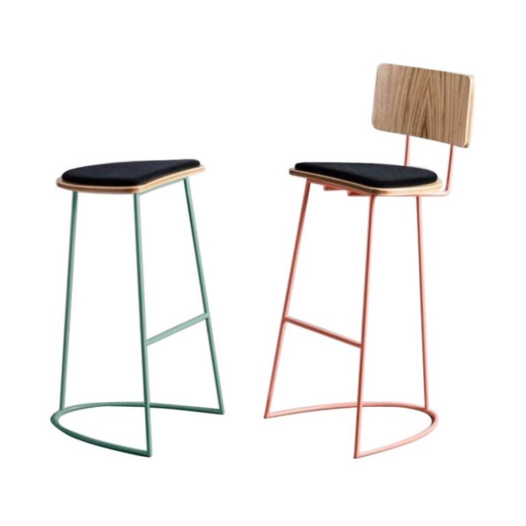 Set of 2 Boomerang Stools by Pepe Albargues, Set of 2