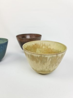 Set of 3 Mid-Century Bowls Rörstrand Gunnar Nylund, Sweden, 1950s-UYK-806991