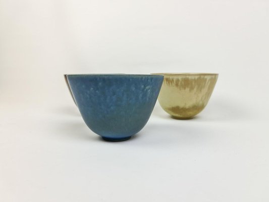 Set of 3 Mid-Century Bowls Rörstrand Gunnar Nylund, Sweden, 1950s-UYK-806991