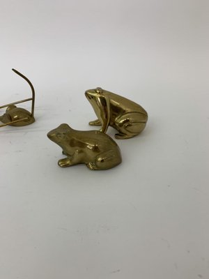 Set of Brass Animals, 1970s-BGP-1082039