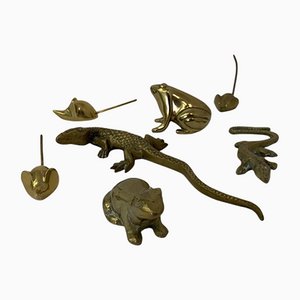 Set of Brass Animals, 1970s-BGP-1082039