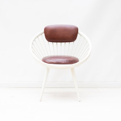 Setia Circle Chair attributed to Yngve Ekström for Swedese, 1960s-NZV-2027591