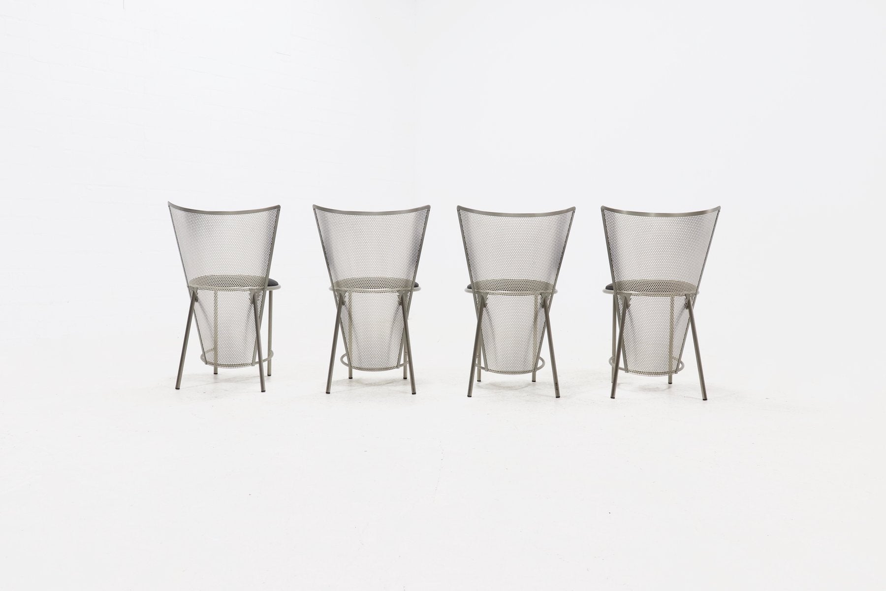 Sevilla Chairs by Frans Van Praet for Belgo Chrom, Belgium, 1992, Set of 4