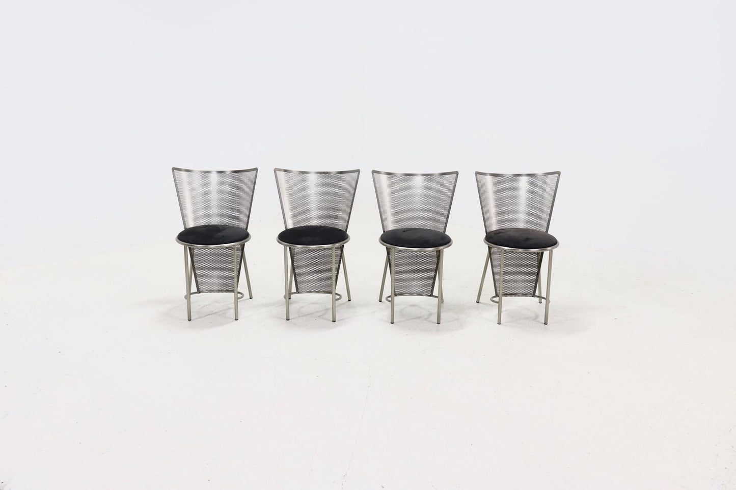 Sevilla Chairs by Frans Van Praet for Belgo Chrom, Belgium, 1992, Set of 4