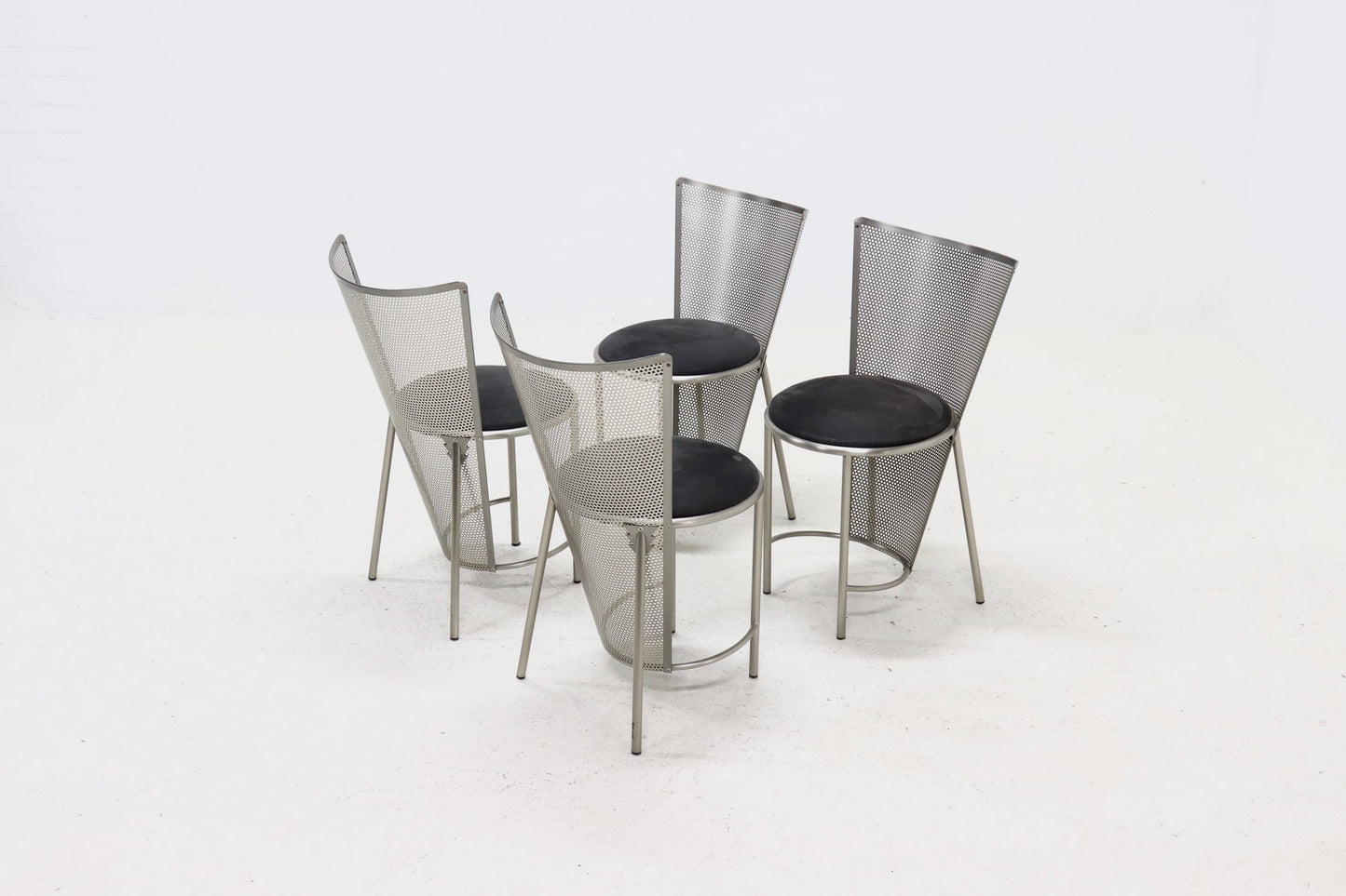 Sevilla Chairs by Frans Van Praet for Belgo Chrom, Belgium, 1992, Set of 4