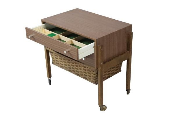 Sewing Box with Basket