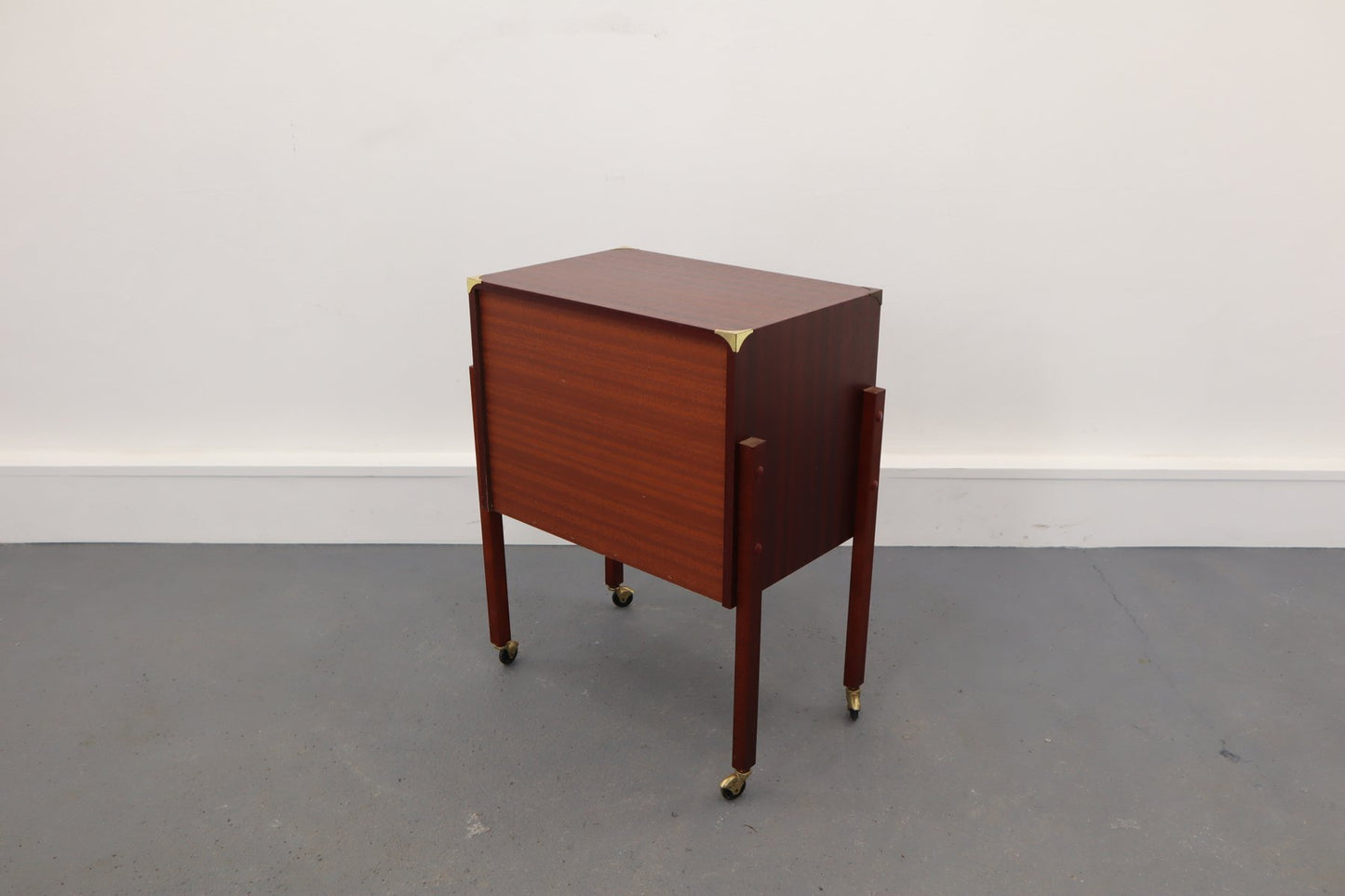 Sewing Chest of Drawers on Wheels, 1960s