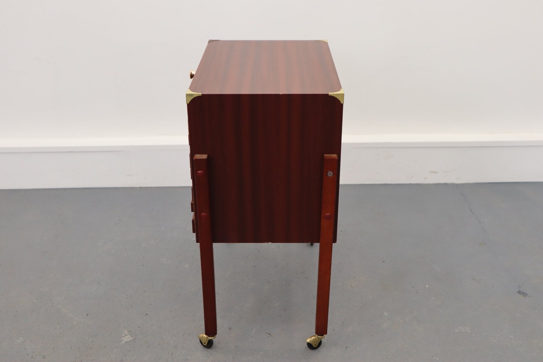 Sewing Chest of Drawers on Wheels, 1960s