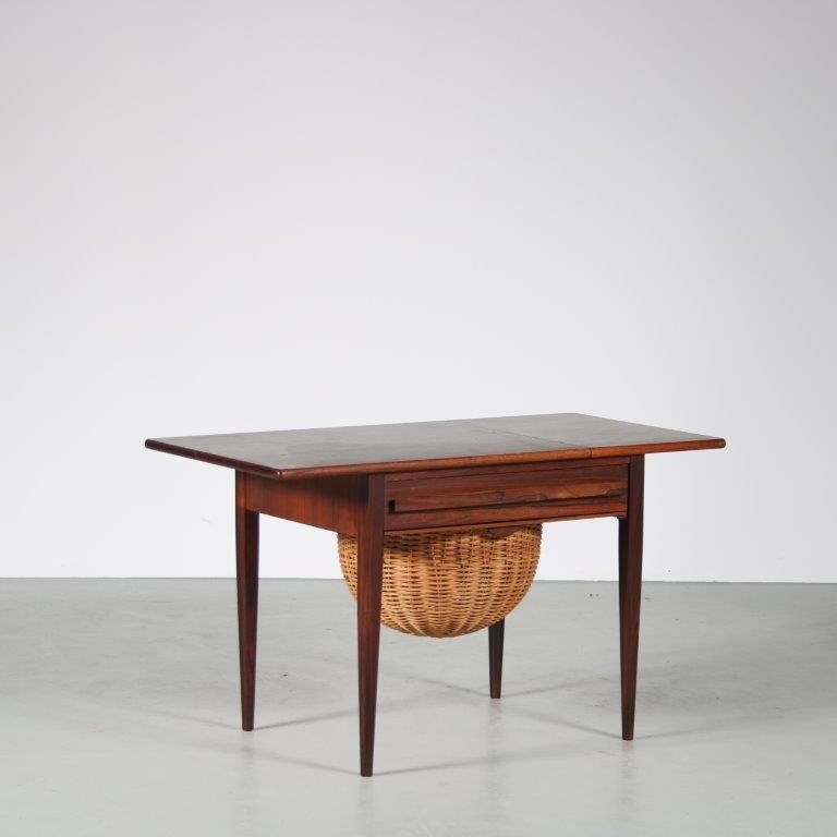 Sewing Table by Johannes Andersen for CFC Silkeborg, Denmark, 1960s