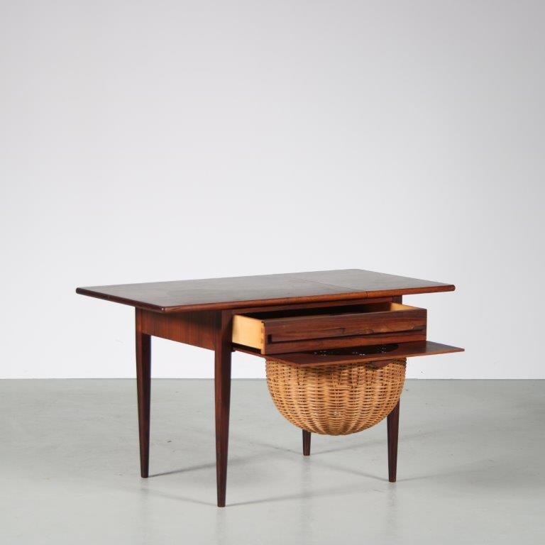 Sewing Table by Johannes Andersen for CFC Silkeborg, Denmark, 1960s