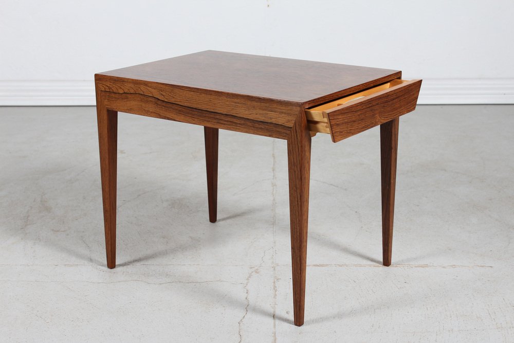 Sewing Table in Rosewood by Severin Hansen for Haslev Møbelsnedkeri, Denmark, 1970s