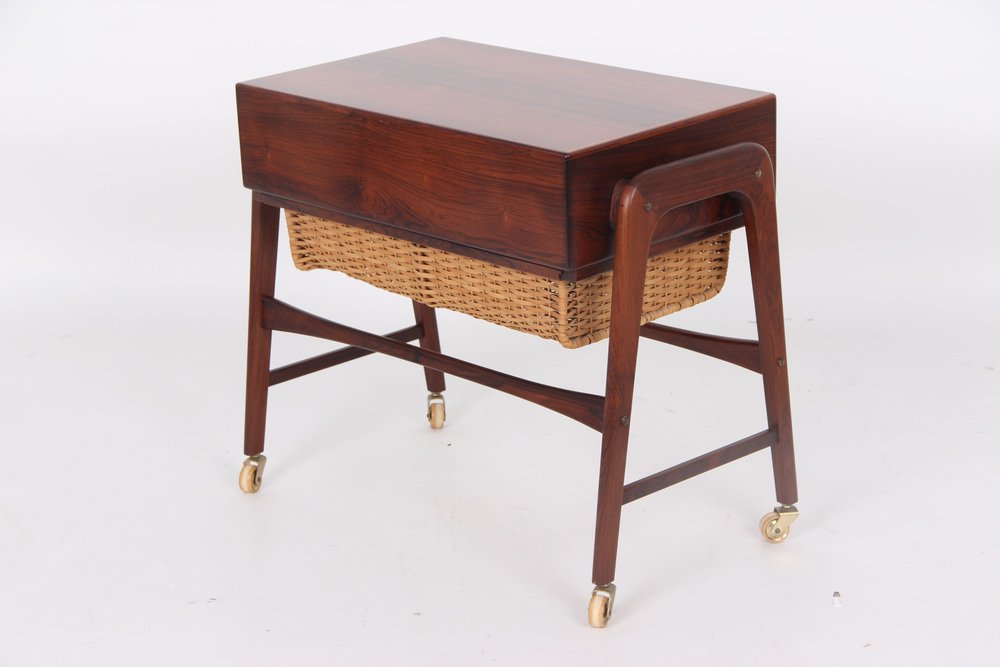 Sewing Table in Rosewood, Denmark, 1950s