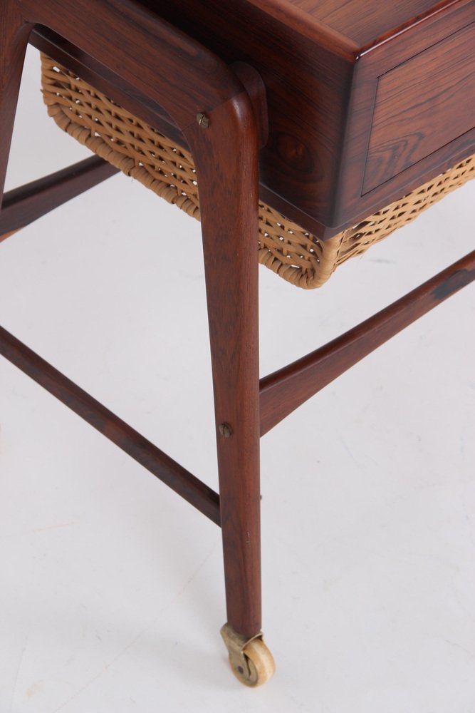 Sewing Table in Rosewood, Denmark, 1950s