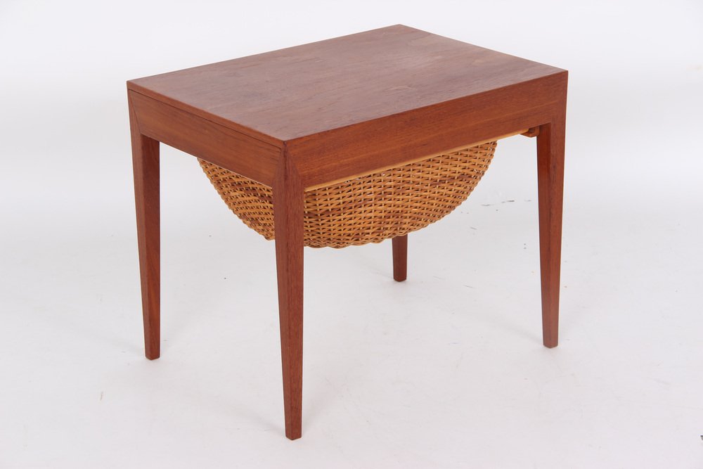 Sewing Table with Details by Severin Hansen for Haslev Møbelsnedkeri, 1960s