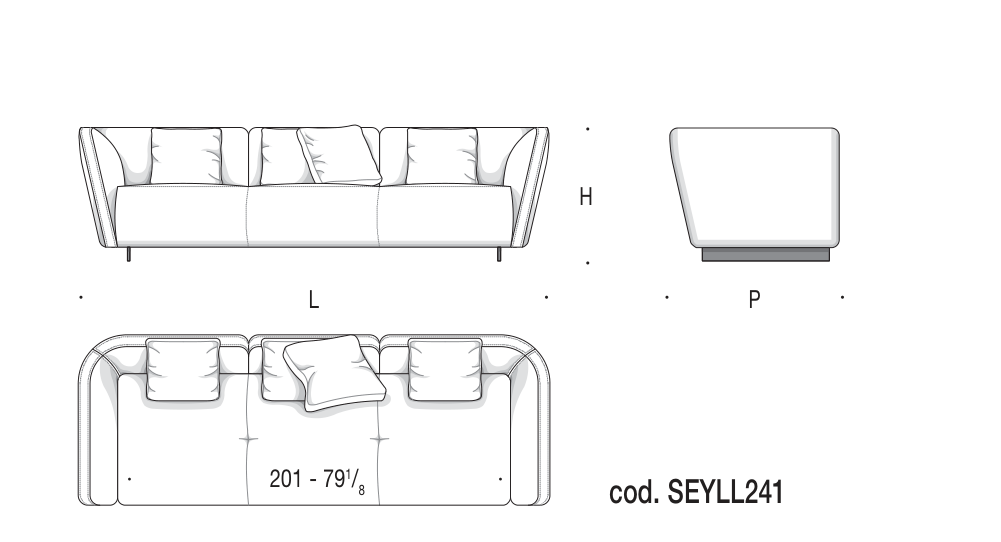 LOUNGE SEYMOUR SEYLL241 도면