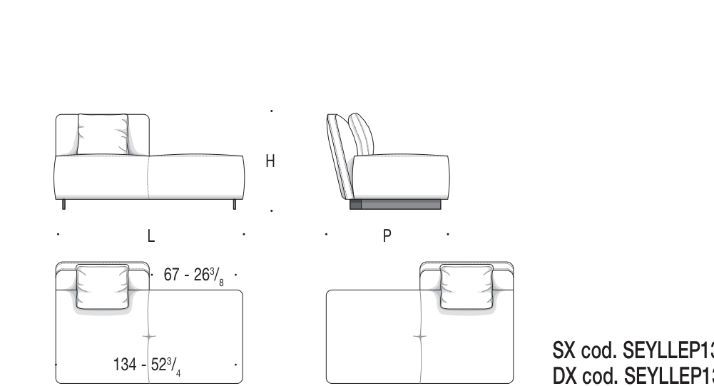 LOUNGE SEYMOUR SEYLLEP134 도면