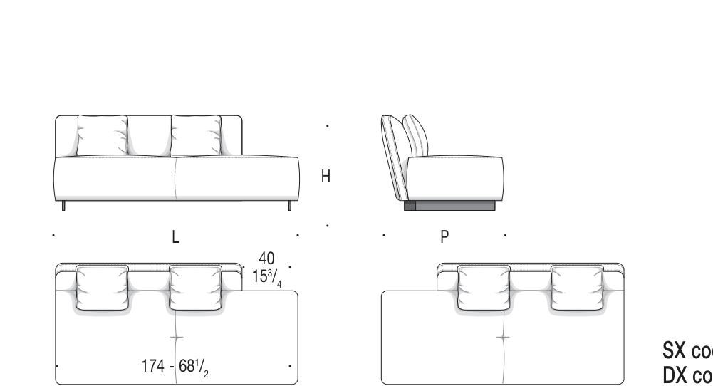 LOUNGE SEYMOUR SEYLLEP174 도면