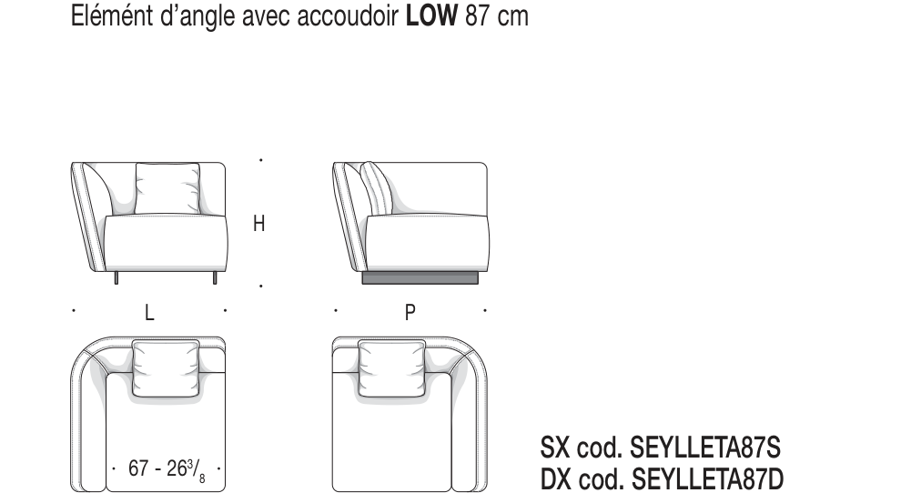 LOUNGE SEYMOUR SEYLLETA87 도면