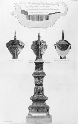 Sezione per il Luogo della Nave - Etching by G.B. Piranesi - 1778 1778-ZCI-756791