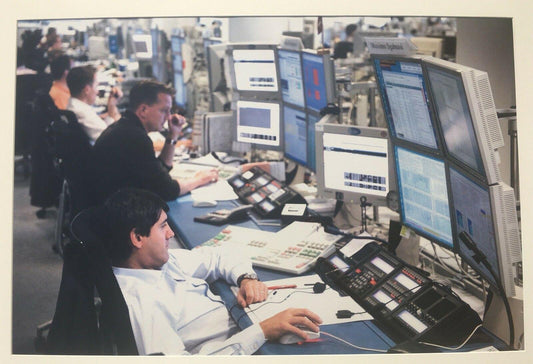 Sgabussi Massimo Mattner Ulrich, German Bank Trading Room, Photo, 2006