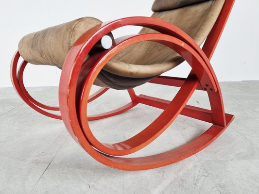 Sgarsul Rocking Chair by Gae Aulenti for Poltronova, 1960s-IRH-1263052