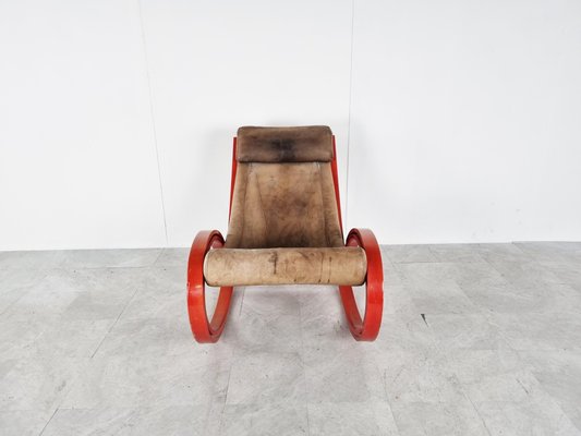 Sgarsul Rocking Chair by Gae Aulenti for Poltronova, 1960s-IRH-1263052