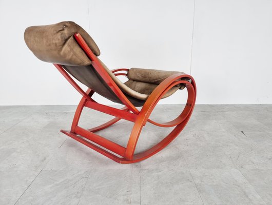 Sgarsul Rocking Chair by Gae Aulenti for Poltronova, 1960s-IRH-1263052