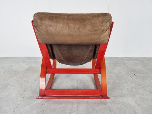 Sgarsul Rocking Chair by Gae Aulenti for Poltronova, 1960s-IRH-1263052