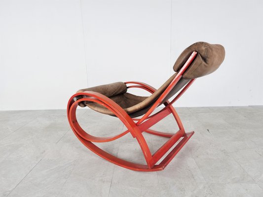 Sgarsul Rocking Chair by Gae Aulenti for Poltronova, 1960s-IRH-1263052