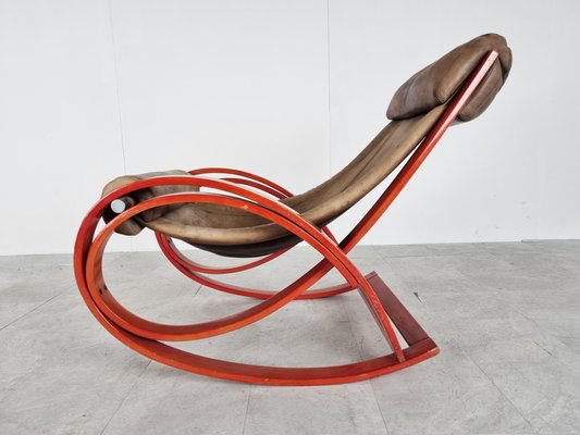 Sgarsul Rocking Chair by Gae Aulenti for Poltronova, 1960s-IRH-1263052