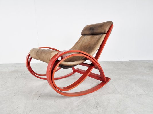 Sgarsul Rocking Chair by Gae Aulenti for Poltronova, 1960s-IRH-1263052