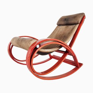 Sgarsul Rocking Chair by Gae Aulenti for Poltronova, 1960s-IRH-1263052