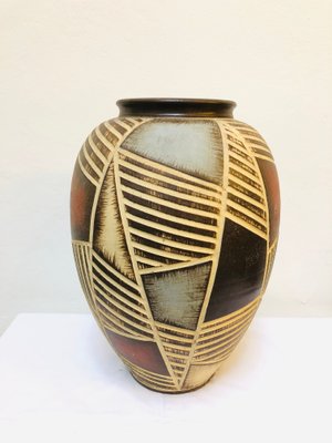 Sgraffito Sawa Vase from Ritz Keramik, 1960s-RZY-693955