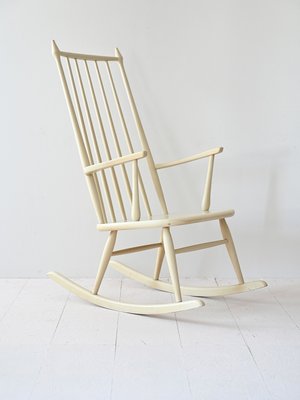 Shabby Rocking Chair, 1960s-QWP-2033978