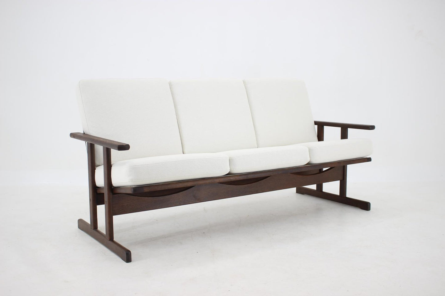 Shaker 3-Seat Sofa by Børge Mogensen for FDB Mobler, Denmark, 1950s