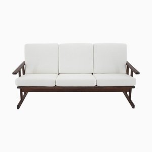 Shaker 3-Seat Sofa by Børge Mogensen for FDB Mobler, Denmark, 1950s-TZ-738320