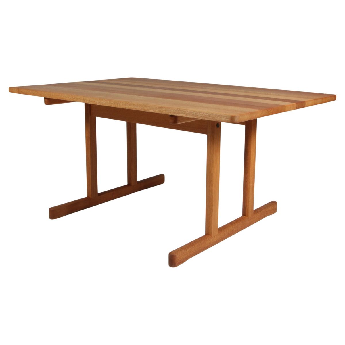 Shaker Dining Table Model 6286 attributed to Børge Mogensen for Fredericia, Denmark, 1970s