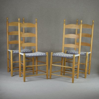 Shaker Straight Chairs from Shaker Workshops, 1970s, Set of 4-RNM-1791607