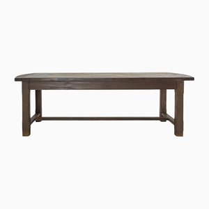 Shaker Style Farmhouse Table with Stone Tiled Top, France, Mid-20th Century-RIU-1263665