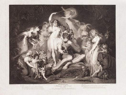 Shakespeare's Midsummer-Night's Dream- Etching-J.P. Simon After J.H. Fussli-1796 1796-ZCI-767558