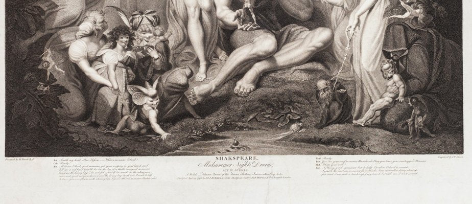 Shakespeare's Midsummer-Night's Dream- Etching-J.P. Simon After J.H. Fussli-1796 1796-ZCI-767558